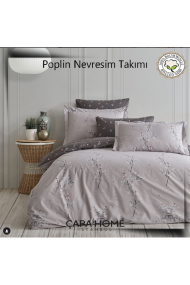 Çapa Home Poplin Nevresim Takımı %100 pamuk